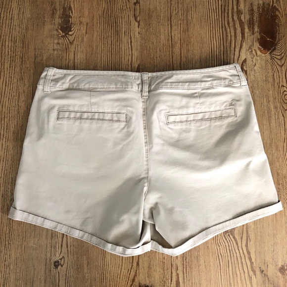 AE Midi Stretch Khaki Shorts - Picture 3 of 7